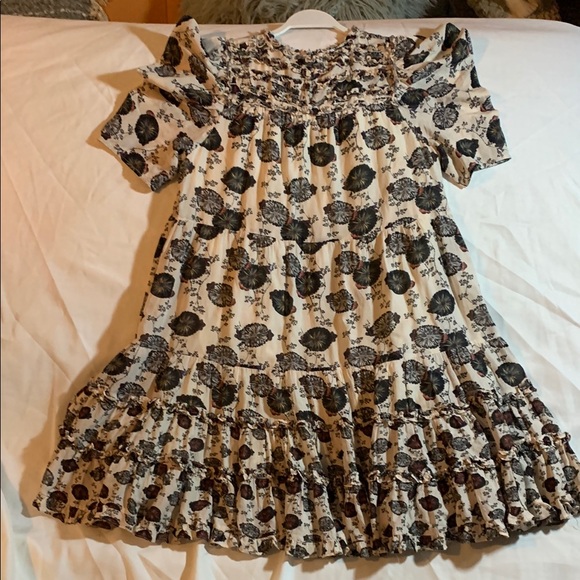 Floral Puff Sleeve Dress - Picture 3 of 3